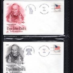 Pope John Paul II Visit to the USA and the UN Philatelic Collection (includes 7 covers)