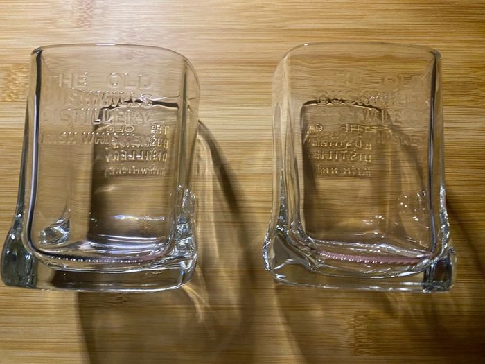 Bushmills whiskey glasses brand new