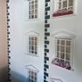 Stunning approx 140cm high 4 story extra large Georgian dolls house with contents, servants quarters and separate garage Image 7