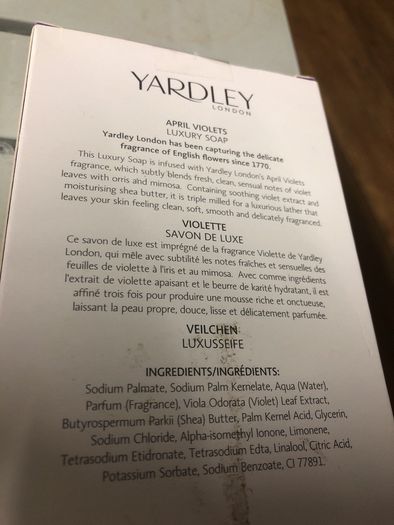 April violets soap