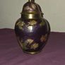 Vintage Cloisonne Brass Jar Image 3