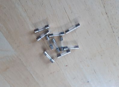 1A F Glass Fuse 5 x 20mm 10 pieces