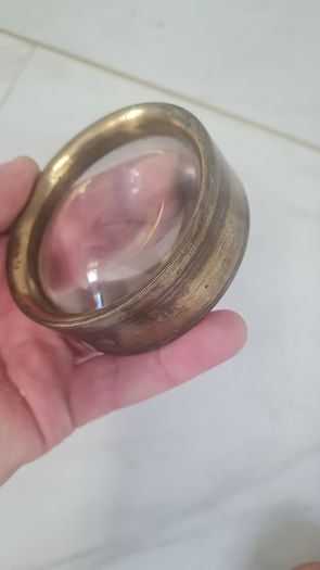 Antique desk magnifier