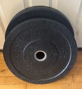 Olympic Bumper Weight Plates - 2 x 10KG's