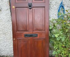 solid mahogany front door