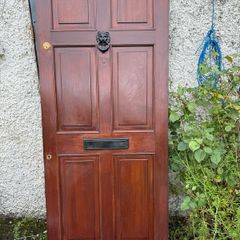solid mahogany front door