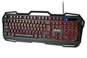 New 104 Keys Cold Metal Steel LED USB Wired Gaming PC Keyboard Computer #1199