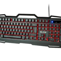New 104 Keys Cold Metal Steel LED USB Wired Gaming PC Keyboard Computer #1199
