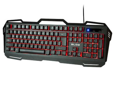 New 104 Keys Cold Metal Steel LED USB Wired Gaming PC Keyboard Computer #1199