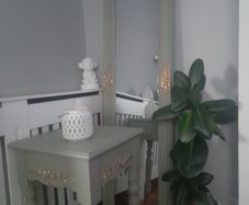 Side table  and mirror
