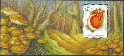 2008 Ireland Fauna and Flora Fungi Commemorative Stamp Miniature Sheet Mint Never Hinged (MNH)