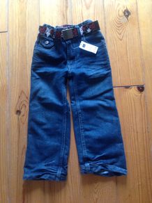 BNWT Age 5 Jeans with Belt