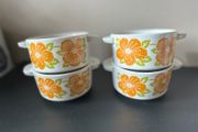 Vintage  Arcopal Lotus Soup Bowls
