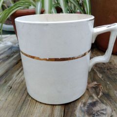 Farmhouse pottery mug, Large pottery mug
