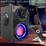 Portable Bluetooth Speakers with Subwoofer Rich Bass Wireless Outdoor/Indoor Party Speakers Powerful Speaker Support Remote Control FM Radio for Phone Computer PC Home TV (FREE POSTAGE) Image 2