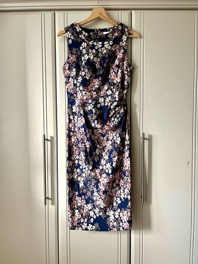Apricot dress, uk 10, new with tag