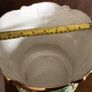 Vintage Large Green Staffordshire pottery Plant Pot Fruits Pattern Image 6