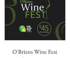 2 x O'Brien's Wine Festival Tickets