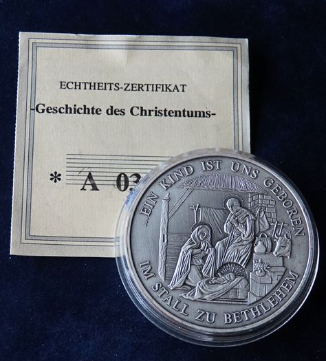 Jesus Nativity birth Bethlehem Hand patinated
