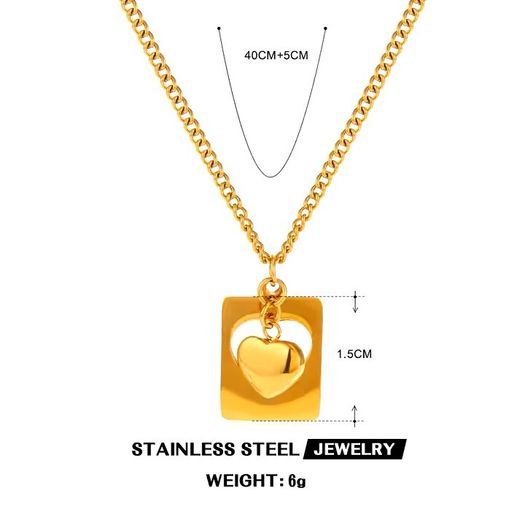 The Delicate Heart Charm Necklace A Graceful Symbol of Love Custom Engraving