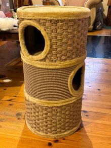 Beige Cat Tree Bed Combo - NEW