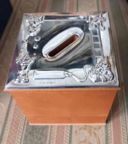 Child's money box by Carrs of Sheffield