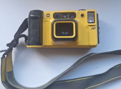 Minolta Weathermatic 35 DL Waterproof 35mm Film Camera Yellow
