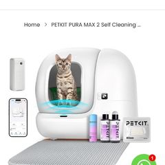 Pet Kit Pura Max 2 Self Cleaning Automatic Litter Tray