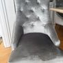 Crushed Velvet Knocker Chair Set of 6 Image 2