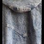 Rare True Vintage 80s/90s Acid Wash Denim Coat. Made in Britain. Sherpa fleece lined. Image 7