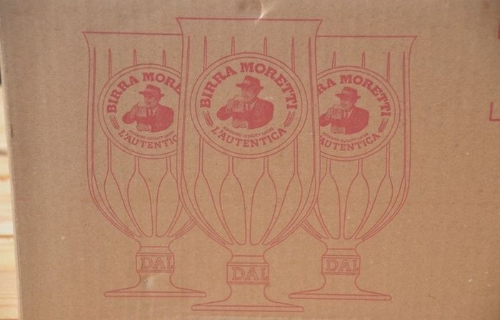 Moretti Pint Glasses