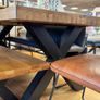 Ex Display Solid Heavy Oak Dining Table 180cm Image 6