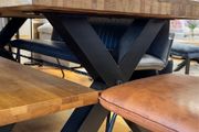 Ex Display Solid Heavy Oak Dining Table 180cm