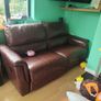 3 seater leather recliner couch Image 2