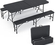 Folding Table Bench