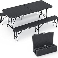 Folding Table Bench