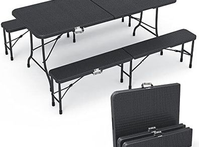 Folding Table Bench