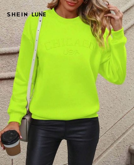 Neon sweatshirt size S