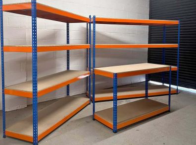 Rivet Longspan Shelving / Racking For Sheds Garages Workshops