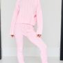 PLT pink cable knit Co ord set Image 3