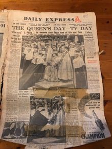 Coronation broad sheets 10 each