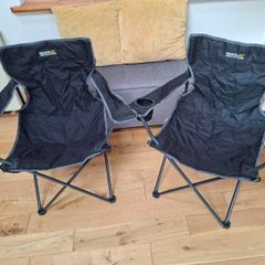 2 x Regatta Great Outdoors Foldable Chairs