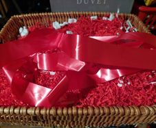 Large  hamper basket includes filling