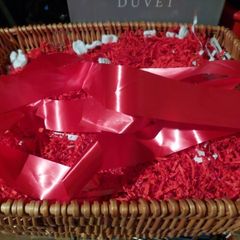 Large  hamper basket includes filling