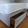 Small double bed with mattress Image 4
