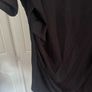 BNWT Black long line slimming cut blouse size 2 XL UK22/24 EU50/52 Postage included Image 2