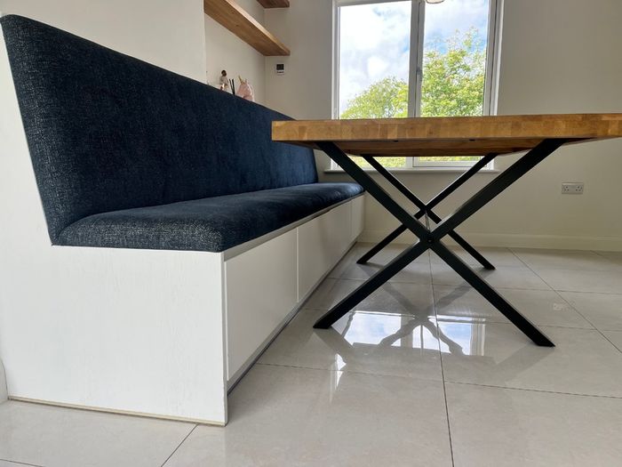 Upholstered Dining Bench with storage