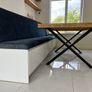 Upholstered Dining Bench with storage Image 2