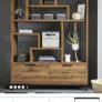 Oak Effect Display Shelf Unit Image 3