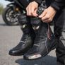 Genuine Leather Motorcycle Riding Boots Heavy Duty Ankle Protection Touring & Racing Boots Image 2